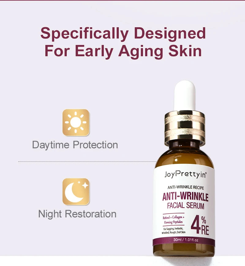 Retinol Face Serum Anti Wrinkle Deep Moisturizing Nourish Essence Fade Fine Line Firming Anti Aging Facial Serum Skin Care
