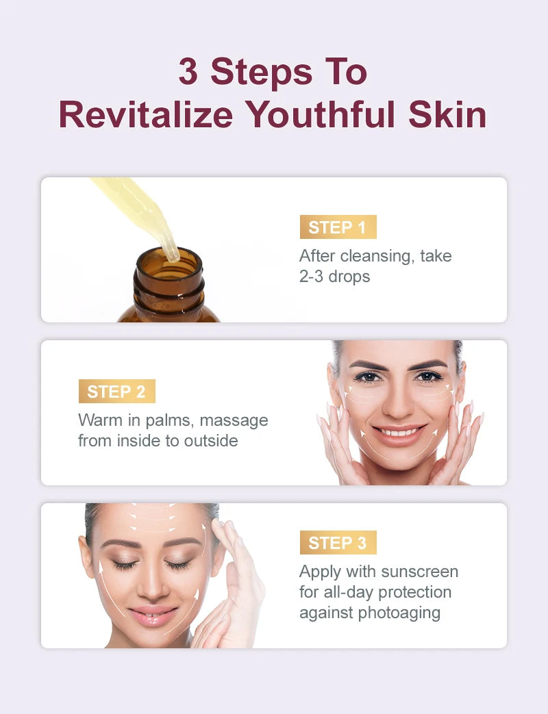 Retinol Face Serum Anti Wrinkle Deep Moisturizing Nourish Essence Fade Fine Line Firming Anti Aging Facial Serum Skin Care